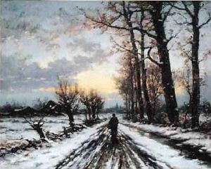 Returning from the Village by Ludwig Munthe