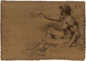 Seated Academic nude