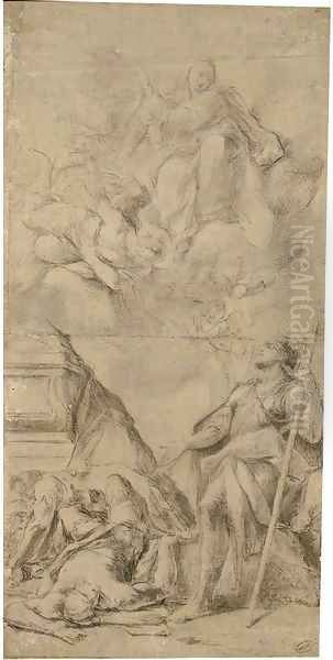 The Virgin appearing to Saint Maurice - view 1