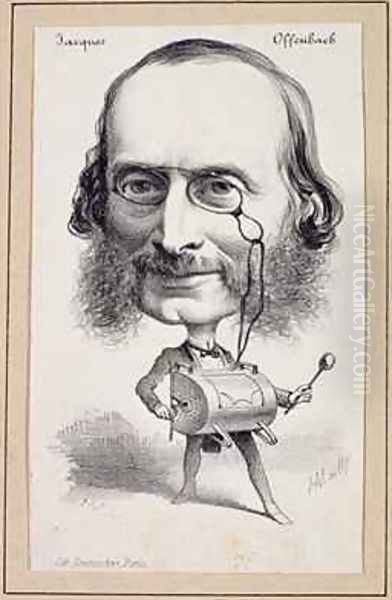 Portrait of Jacques Offenbach - view 1