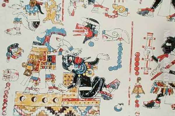 Tecuhtli Great Lord Eight Deer Jaguar Lord Has his Nose Pierced - view 1