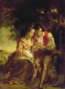 Burns and Highland Mary by Daniel Macnee