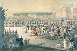 March of the Allied forces into Paris 1815 by F. Malek