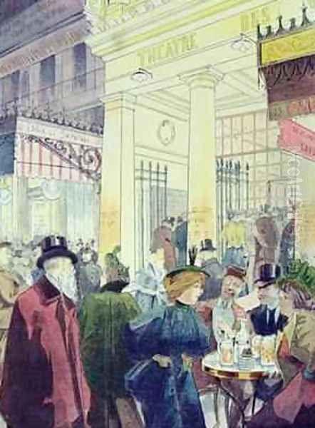 The Theatre des Varietes Boulevard Montmartre 1897 - view 1