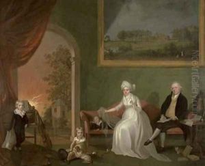 Portrait of Robert Mynors 1739-1806 and his Family 1797