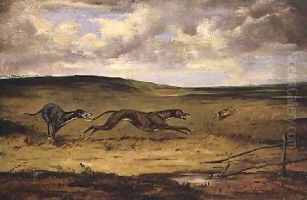 Lurchers Coursing - view 1
