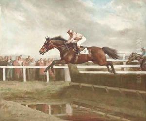 Captain Christy, The George VI Chase, Boxing day 1976 by H. Raoul Millais