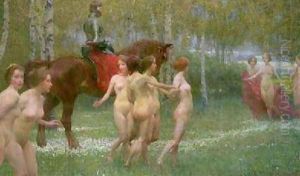 The Knights Dream 1902 by Richard Mauch