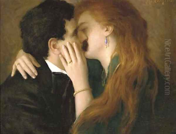 A passionate kiss - view 1