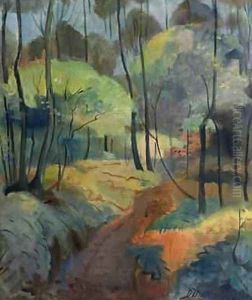 Forest Path 1920 by Dorothea Maetzel-Johannsen