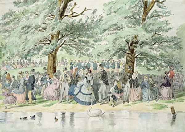 A Summers Day in St Jamess Park London - view 1