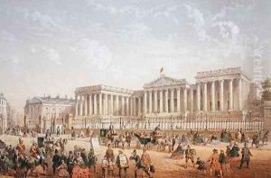 The British Museum 1862 by Achille-Louis Martinet