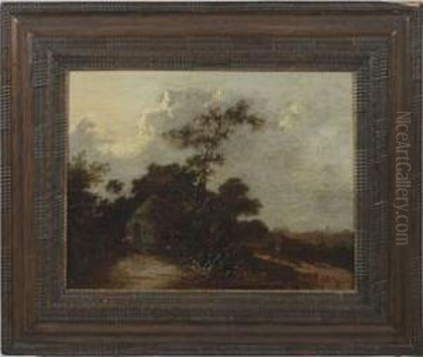 Abendliche Landschaft Mit Bauernhaus - view 1