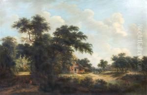 M Hobbema 1641 by Meindert Hobbema