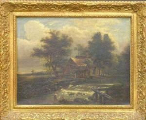 Landscape With Peasants By A Mill