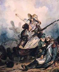 A Barricade in 1830 1834