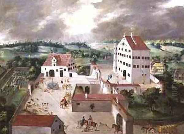 Prospect of a Manor House and its Grounds - view 1
