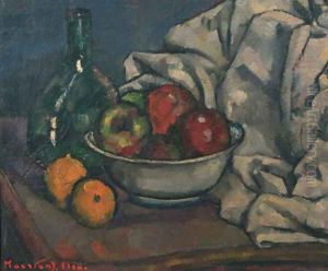 A table still life by Wilhelm Johannes Maertens