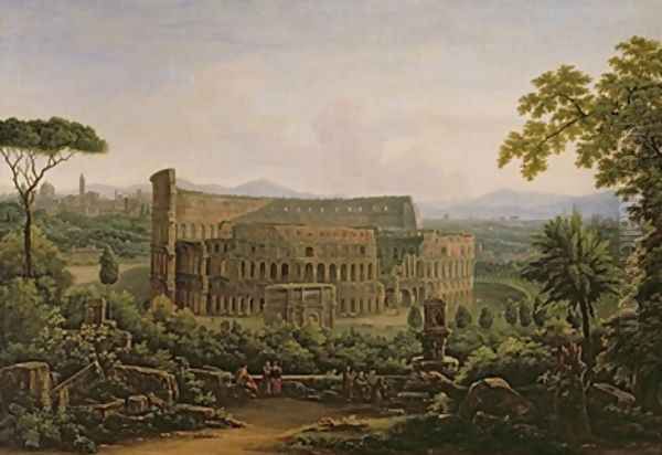View of the Colosseum from the Palatine Hill Rome 1816 - view 1