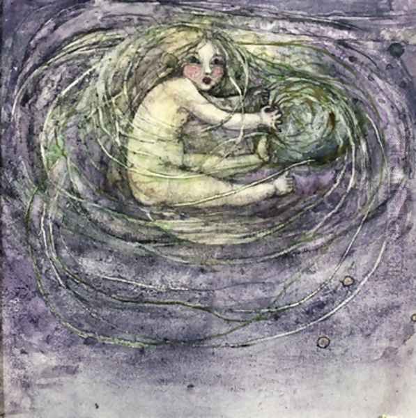 Child in a Rose Bowl - view 1