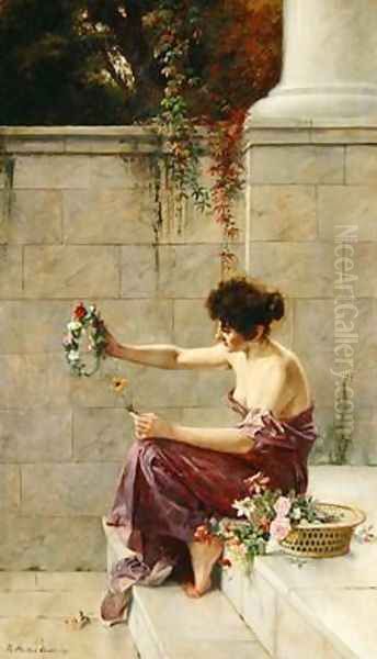 Wreath Maker on a Marble Step 1897 - view 1