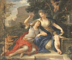 Rinaldo and Armida by Paolo di Matteis