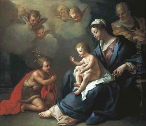 The Holy Family with the Infant Saint John the Baptist and attendant putti