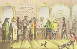 The Bar of a Gambling Saloon by Marryat, Francis Samuel