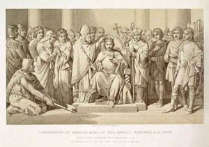 Coronation of Harold King of the Anglo-Saxons by Daniel Maclise