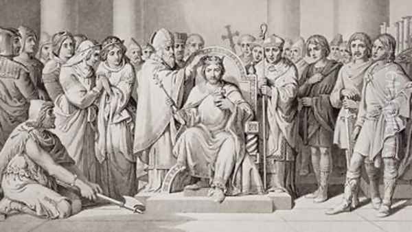 Coronation of Harold II - view 1