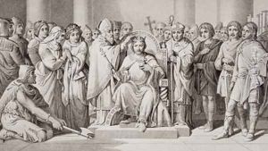 Coronation of Harold II by Daniel Maclise