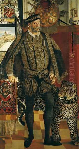 Portrait of Ladislaus von Fraunberg Count of Haag 1557 - view 1