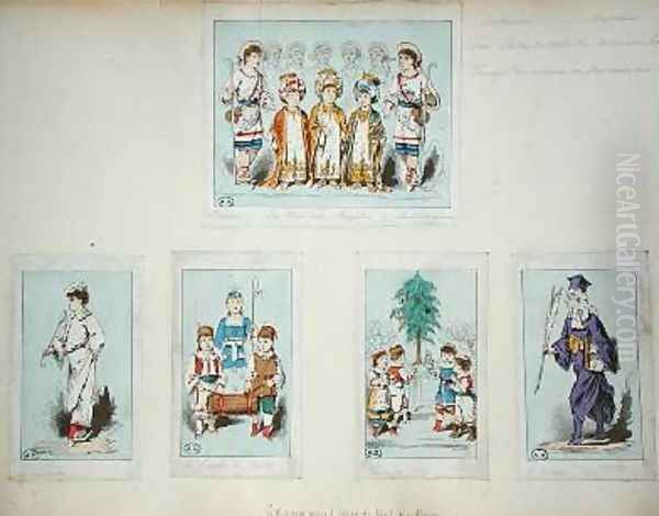 Costumes for the Alsace-Lorraine Christmas Tree - view 1
