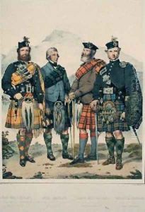 John MacLachlan Hugh Grahame James MacFarlane and Angus Colquhoun by Kenneth Macleay