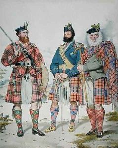 Triple portrait of John Chisholm by Kenneth Macleay