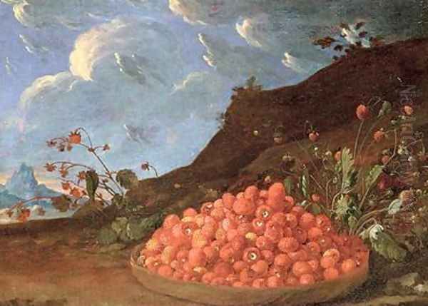 Still Life with a Basket of Wild Strawberries - view 1