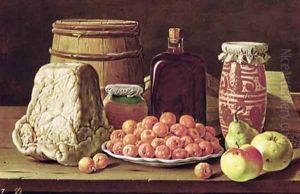 Still Life with Fruit and Cheese