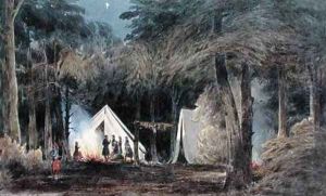 Encampment of Duryeas Zouaves Virginia 1862 by William the Younger MacIlvaine