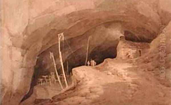 The Peak Cavern Derbyshire 1803 - view 1