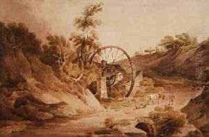 Great Wheel at Broseley by Paul Sandby Munn