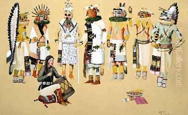 Group of Kachinas 1933 - view 1