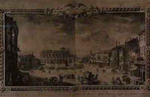 The Piazza della Bra Verona by Majeroni, Tiberio