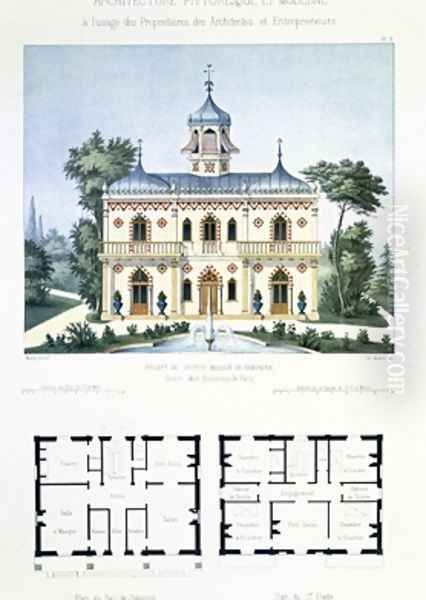 Project for a small country house near Paris 5 - view 1