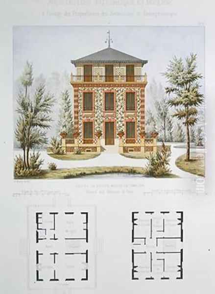 Project for a small country house near Paris 2 - view 1