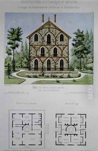 Project for a small country house near Paris 3 by Marty