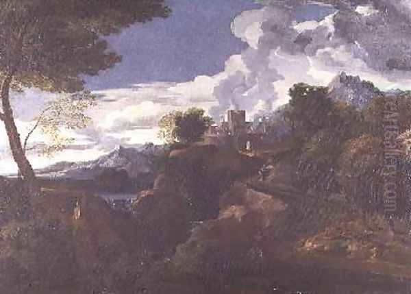 Landscape with a Burning City - view 1