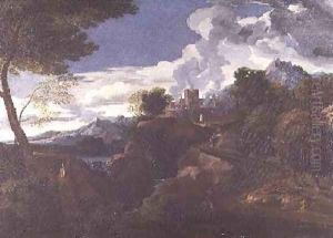 Landscape with a Burning City