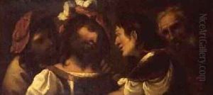 Bravi and an old man by Pietro the Elder Muttoni