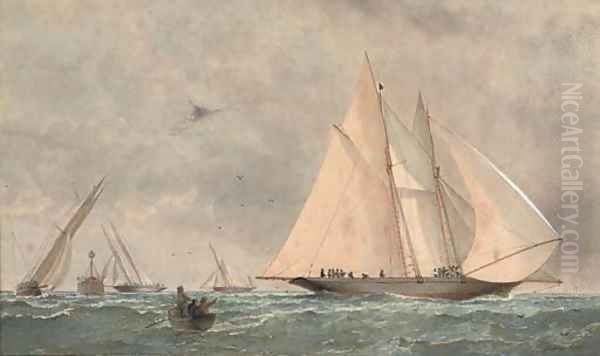 Schooners and yachts racing - view 1