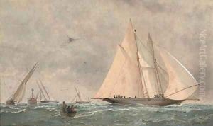 Schooners and yachts racing